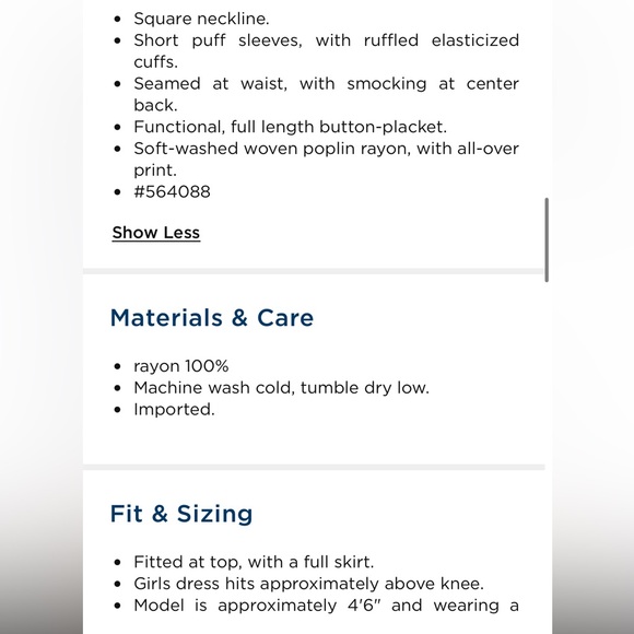 Pink and white poke a dot puff sleeve fit and flare dress, size L - 10-12 girls - Picture 6 of 9